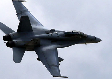 اغارت الطائرات الامريكية على موقع لمدفعية تنظيم "الدولة الاسلامية"